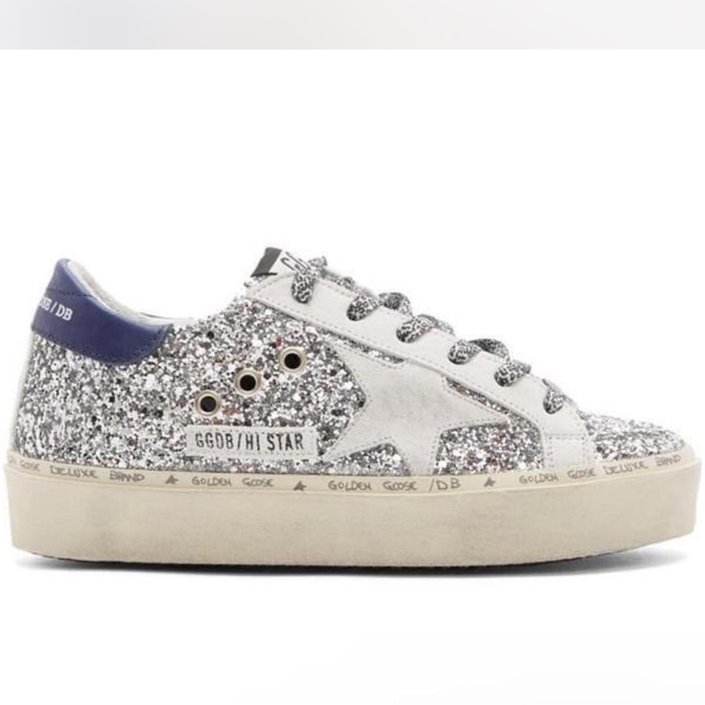 Silver Golden Goose Sneakers